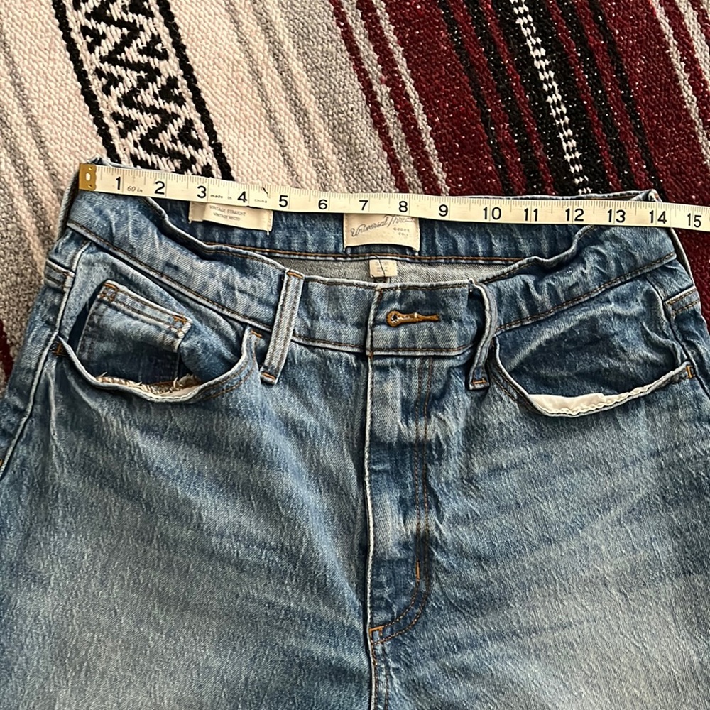 Women's Super-High Rise Vintage Straight Jeans - Universal Thread Medium Wash